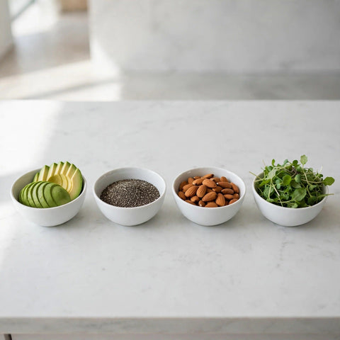 High fiber keto foods