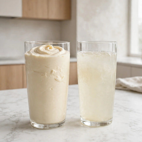 Keto shake vs protein shake comparison