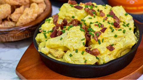 Bacon Cauliflower "Mac" & Cheese