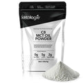 C8 MCT Oil Powder package with scoop of powder in front, ideal for keto and low-carb diets.