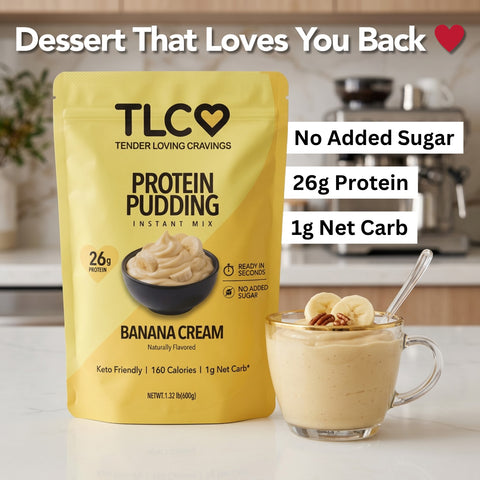 Protein Pudding Instant Mix Banana Cream