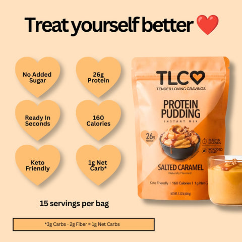 Protein Pudding Instant Mix Salted caramel