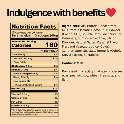 Protein Pudding Instant Mix Salted caramel