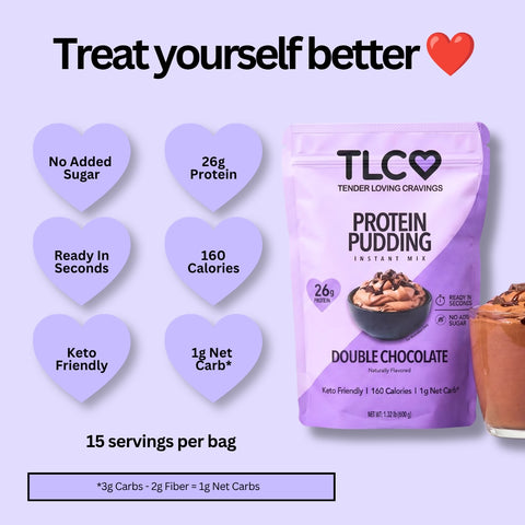Protein Pudding Instant Mix Double Chocolate