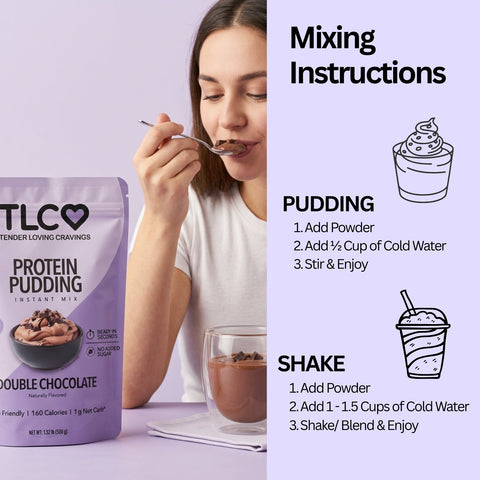 Protein Pudding Instant Mix Double Chocolate